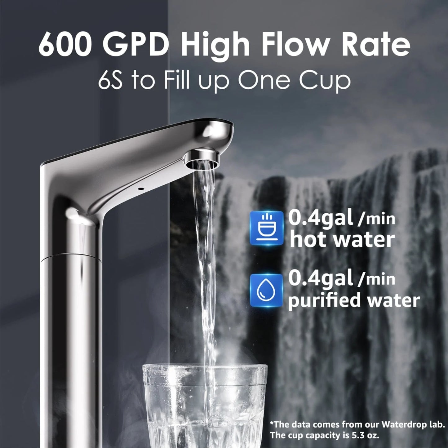 Waterdrop dispenzer za instant vruću vodu, sustav obrnute osmoze K6