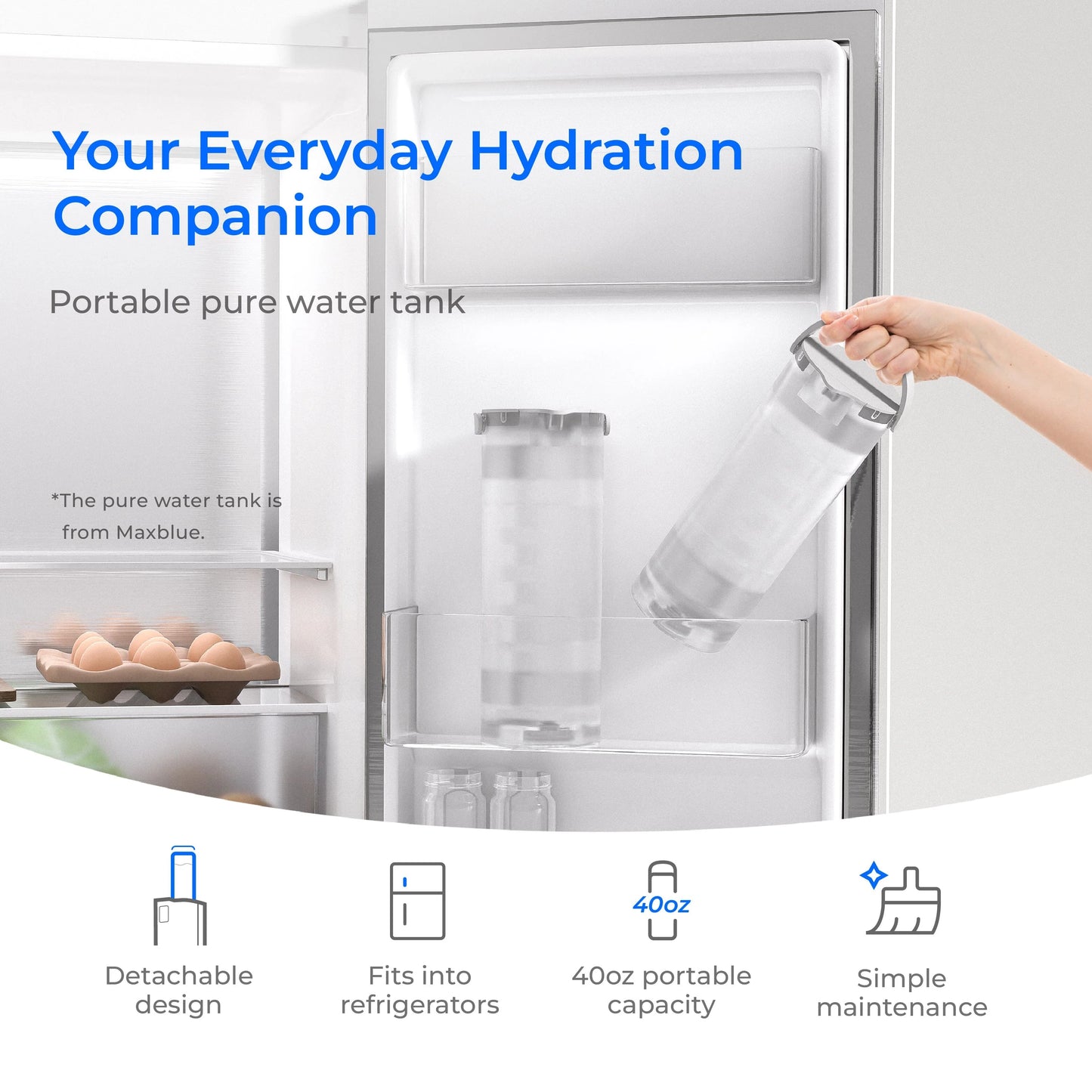 Waterdrop C1H sustav instant vruće vode s obrnutom osmotskom filtracijom